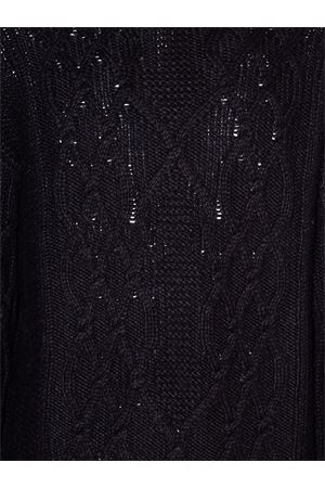 Black wool blend sweater MAURO GRIFONI | GT110032137003